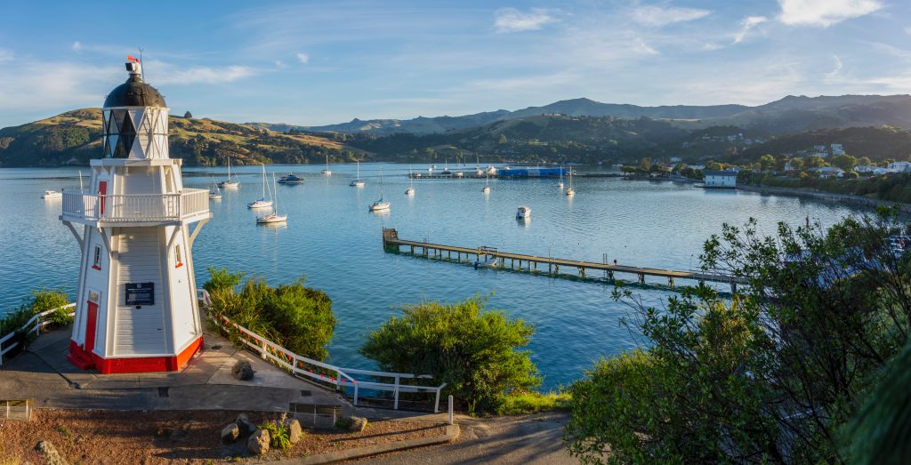 Sunrise,On,A,Early,Autumn,Morning,In,Akaroa,,Banks,Peninsula,