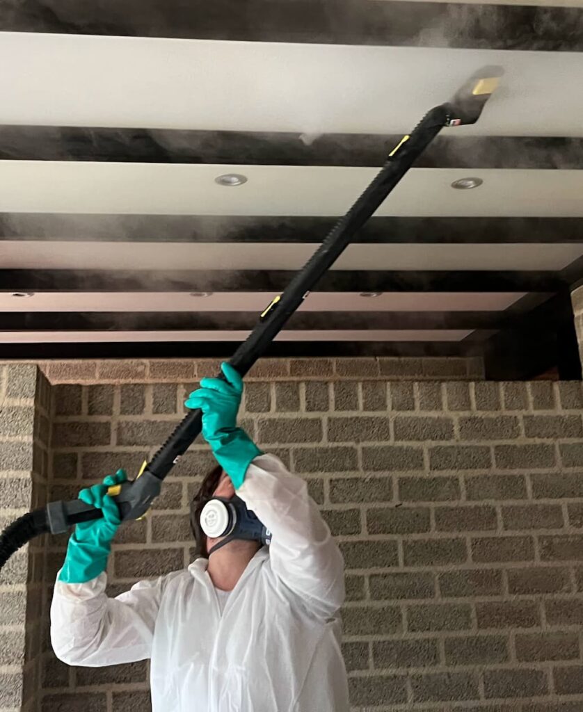 Zware nicotinevervuiling in woning