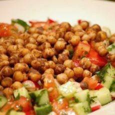 pittige kikkererwten salade van Ottolenghi