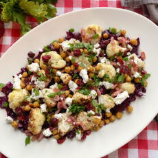 kerst salade met rode kool