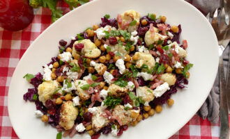 kerst salade met rode kool