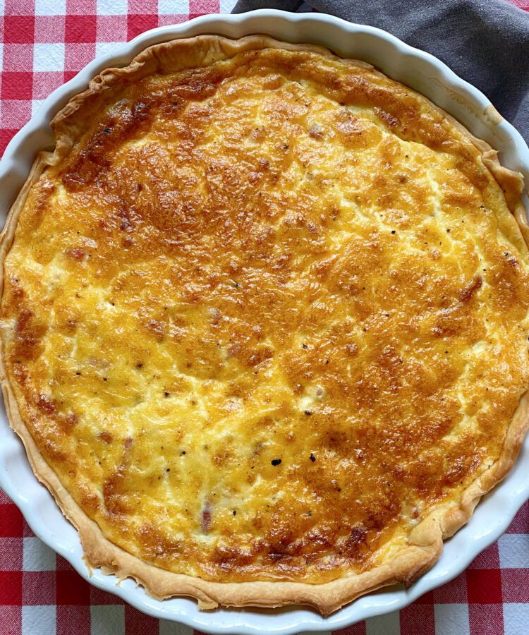 traditionele quiche lorraine zonder kaas