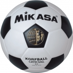 Mikasa Korfbal zwart-wit
