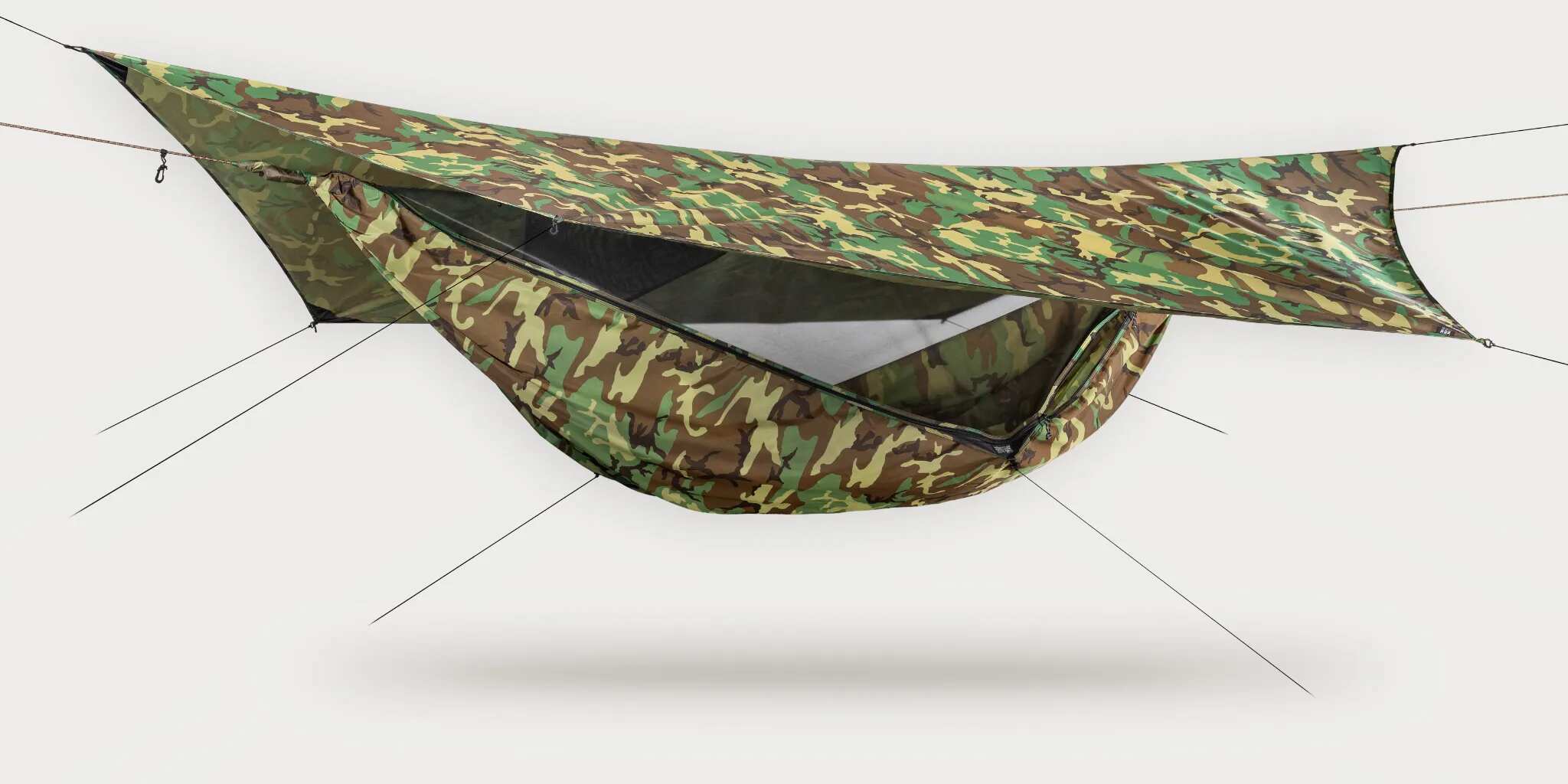 Hennessy Hammock Explorer Deluxe ZIP XL Woodland - Image 6