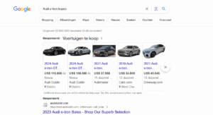 Structured Data voor auto advertenties