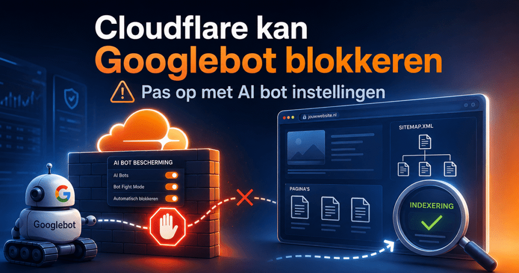 Cloudflare kan Googlebot blokkeren