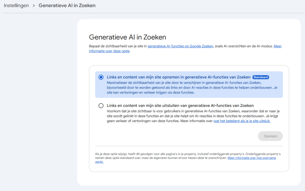 gen ai in zoeken