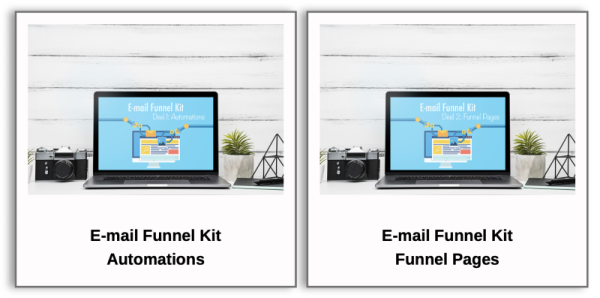 Email funnel maken met behulp van de Email Funnel Kit. Met alle uitleg over de automations en over de pagina's die je er in gebruikt.