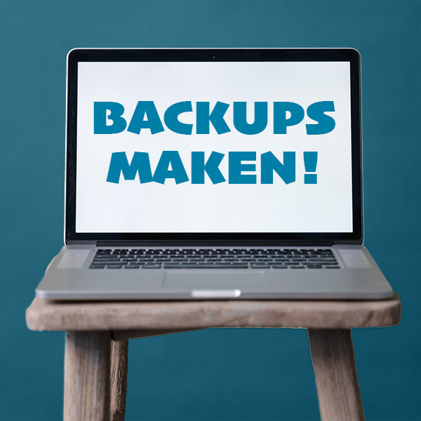 Backups maken van je PC/laptop, website en alles wat je wil bewaren. Lokaal en online. 